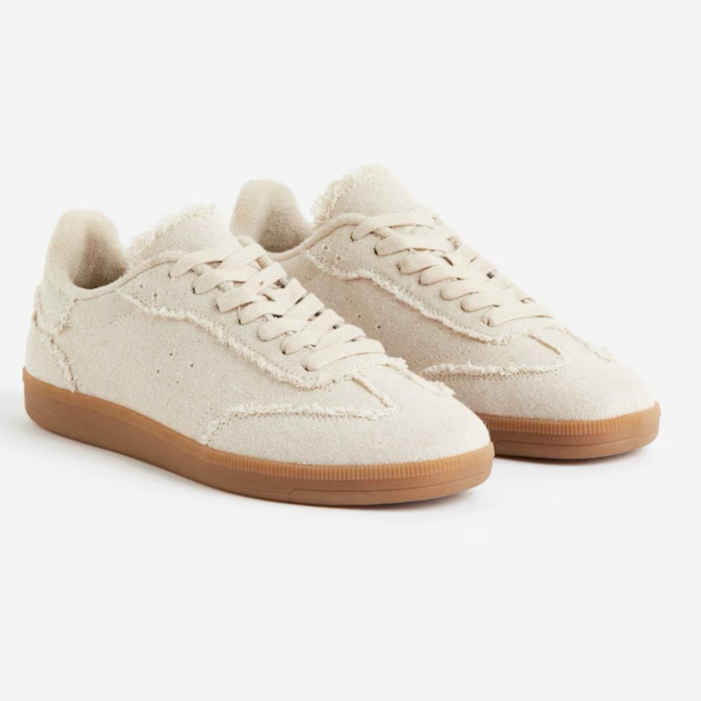 H&M Cotton/Linen Sneakers